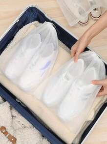 40个便携式鞋袋，防尘鞋套，无纺布防尘抽绳收纳袋，除湿旅行收纳袋，波西米亚风
