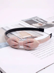 1 件韩式清新面料 JK 头带，学生 3D 蝴蝶结发带，女孩可爱发饰，发饰礼物，适合日常和学校使用