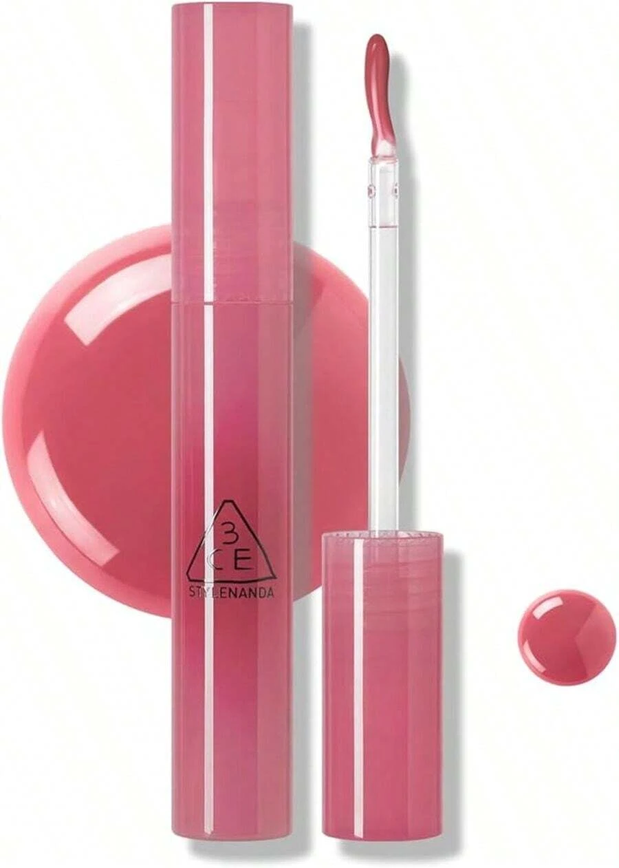 3CE Drop Glow Gel Lip Gloss 3,8 g/0,13 oz – Alta lucentezza, idratante ...