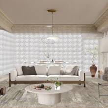 Wersja wzmacniająca Panel ścienny 3D z PVC w kryształowym wzorze, 30 cm X 30 cm Matowa biel/czarny. Przyjazny materiał, bezwonny, lekki, łatwy w montażu Ognioodporny, wodoodporny i odporny na wilgoć Nadaje się do dekoracji ściennych w wystroju domu, dekoracji pokoju, dekoracji łazienki. Dekoracja sypialni i dekoracji salonu. Materiały do dekoracji pokoju Dekoracja domu Dekoracja domu Sztuka ścienna do salonu Naklejki na tapetę Naklejki ścienne Naklejka ścienna