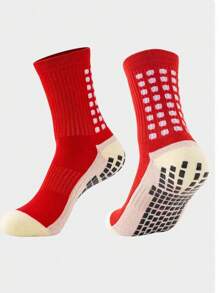 1/2/3 Pairs Cushioned Sports Socks For Men & Women, Anti-Slip Breathable Wear-Resistant, Suitable For Soccer, Basketball, Football, Trampoline, Running - Multicolor - View 6