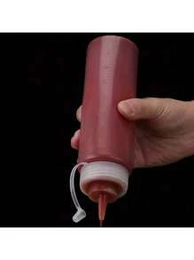 Kitchen And Kitchen Squeeze Bottle, Sauce Bottle, Seasoning Squeeze Bottle, Squeeze Seasoning Bottle, Salad, Barbecue, Baking, Camping, Kitchen Utensils Tomato Sauce Salad Dressing Sweet Sauce Fruit Sauce Seasoning Bottle Cake Cream Making Bottle Kitchen Seasoning Bottle