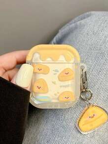 Yellow Cheese/Cat Design Protective Case Compatible With Apple , Anti-Scratch And Drop Protection - Clear - View 10