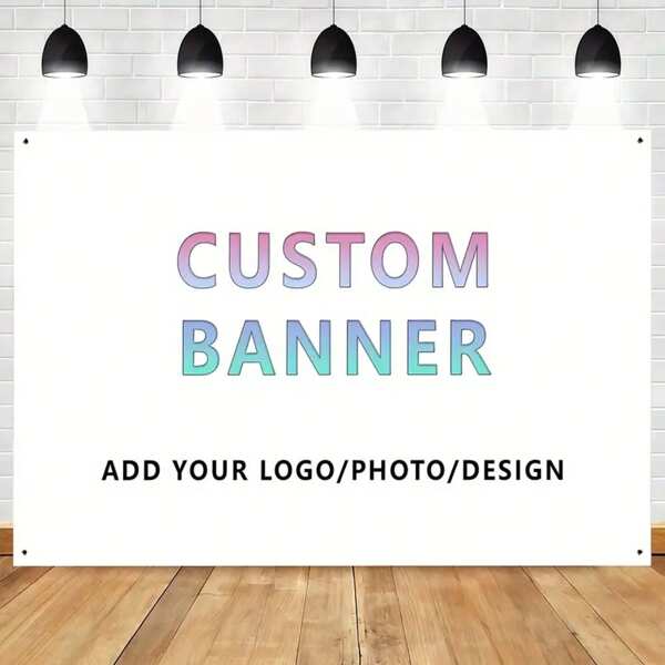 1pc Customizable Blank Banner Backdrop, Versatile For Various Occasions And Holidays, Multipurpose Decoration, Available In Multiple Sizes