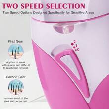 Hatteker Hatteker 1pc Women's Underarm Hair Removal Device Electric Epilator Lady'S Hair Remove Machine