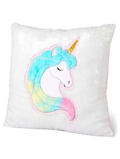 The Children's PLACE Girls Flip Sequin Unicorn Pillow