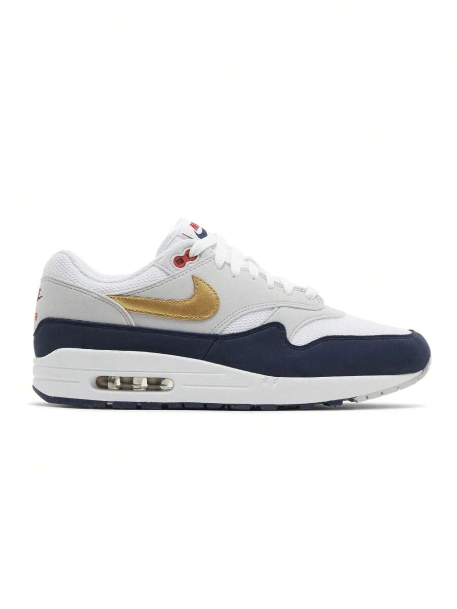 Nike Unisex  AIR MAX 1 - OBSIDIAN/METALLIC GOLD-WHITE - View 1