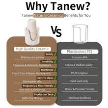 1 Peça, 3 Oz, Suporte de Copo Descartável de Cerâmica, Armazenamento de Maquiagem - Suporte de Copo Único ou Duplo, Adequado para Uso Doméstico, Cozinha, Café, Escritório e Hotel