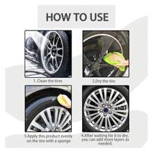 Car Tire Retreading Wax, Tire Cleaning Decontamination Repair Rust Removal Polishing SpecialRetreading Wax