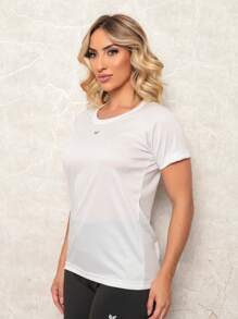 Women's Gym Set: DRY FIT T-Shirt + Sports Fitness Shorts - 銅色 - 查看 1