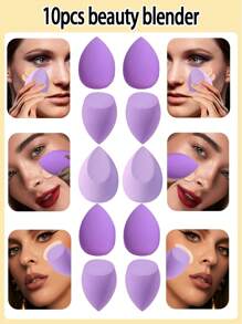 50个装美妆蛋套装，美妆蛋套装，多色美妆蛋，粉底晕染美妆蛋，干湿两用美妆蛋，粉底霜和粉饼两用，打造无瑕妆容，不含乳胶，干湿两用粉底，完美底妆，适用于液体、膏状和粉状粉底，不含乳胶，双用途美妆粉扑，适合所有肤质，化妆品，价格实惠，房间装饰，梳妆台，旅行，卧室，化妆配件，粉扑，美妆蛋，粉扑，美妆海绵，价格实惠，圣诞礼物，化妆品，化妆工具，便宜货，礼物，女士礼物，圣诞礼物