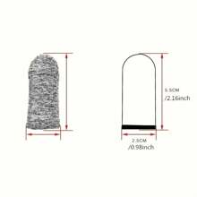 10/20/30/100pcs Finger Sleeves - Anti-Slip, Reusable Finger Protector For Kitchen, Work & Carving - Multicolor - View 6