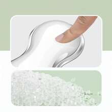 1 Set Crystal Clear Wave Shape Wrist Rest Pad For Mouse Pad, Keyboard Palm Rest, Wrist Support Cushion - Cool & Comfortable