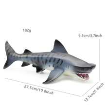 Large Realistic Solid PVC Plastic Ocean Animal Models - Shark, Prehistoric Sea Creatures, Megalodon, Whales Figurines, Decorations, Toys, Holiday Gifts - Multicolor - View 15