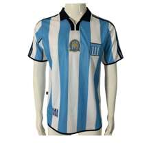 JERSEY RACING RETRO - Azul y blanco - Ver 1