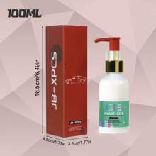 JB-XPCS 500ML Plastic Restorer Wax - Easy Application Interior Renovation Kit Long-Lasting Plastic & Rubber Restorer - Enhanced Black Trim Renovation, Tire Shine & Interior Care, Suitable For Various Vehicle Types