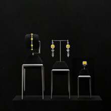 Oirlv Fashion Metal Jewelry Display Set High-End Shop Cabinet Display Prop For Necklace Display Bust Watch Ring Earrings Bangle Decoration Rack Props - Jewelry Display Set - View 7