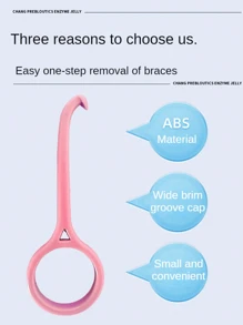 5pcs/10pcs ganchos de remoção de aparelho ortodôntico invisíveis de cor aleatória, ferramenta de extração portátil para remoção conveniente, rápida e sem esforço de alinhadores dentais, higiênico e fácil de transportar - Multicolorido - Ver 2