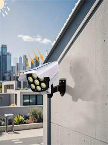 Acabamento em Metal Polido Semi Embutido Controlado por Controle Remoto Destacável, Lampada Solar Alimentada por Bateria de Lítio 800 mAh, Abajur de Polipropileno, Sensor de Movimento Sem Fio Holofotes para Área Externa 2000 Lumens 77 LEDs Holofote com Controle Remoto para Varanda, Jardim, Pátio, Entrada de Veículos