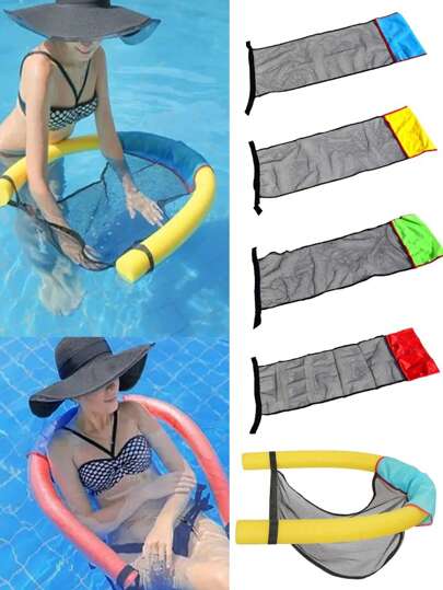1 pezzo Comoda rete per sedia da piscina - Rilassati e galleggia con stile con questa attrezzatura per piscina, accessori da spiaggia