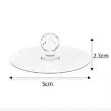 Self-Adhesive Crystal Handle For Toilet Lid Furniture Drawer Without Holes Acrylic Shape - Puxador De Cristal - 查看 10