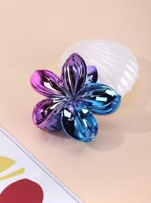 1/6 sztuk Gradient Color Frangipani Flower Hair Clip, słodkie i proste akcesoria do włosów do koków, prezent - Wielokolorowe - Zobacz 22