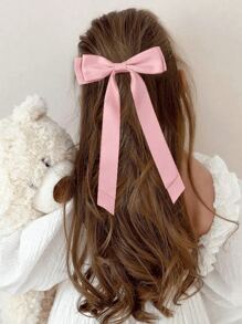 1/5 Stück Damen Haarclips mit Schleife, schwarz beige, elegantes Satinmaterial, geeignet für tägliche Modeparties, tragbar, farbig, süß und modisch, Haraccessoires, Haarspangen, Haarklammern, Haargreifer