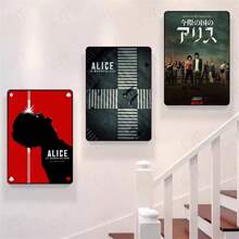 1PC Frameless Hot TV Alice In Borderland Poster HD Art Wall Home Living Room Bedroom Wall Art)Home Decorative Paintings