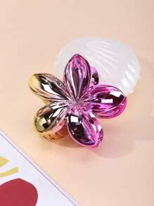 1/6 sztuk Gradient Color Frangipani Flower Hair Clip, słodkie i proste akcesoria do włosów do koków, prezent - Wielokolorowe - Zobacz 19