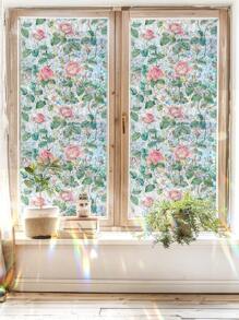 1 cuộn phim cách nhiệt cửa sổ cầu vồng, miếng dán trang trí cửa sổ hình hoa hồng hồng cổ điển, miếng dán cửa sổ kính nhiều màu 3D, miếng dán cửa sổ tĩnh điện không dính, thích hợp cho văn phòng tại nhà, 17,53*118in - Nhiều màu - Xem 7