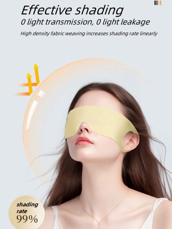 Augenmaske, ein Stück leicht und dünn, nahtlose Schlafmaske, Augenschutz zum Schlafen