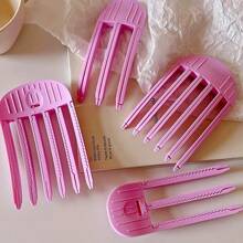 Wind-Shaped Comb High-Crowned Hair Magic Tool Hair Volume Maker Root Fixing Clip Slouchy Person Hair Styling Comb 3-Tooth 6tooth Comb