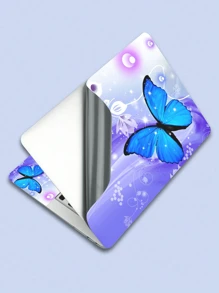 15英寸笔记本电脑贴膜/贴纸套装，带有可爱的蝴蝶图案 - 15英吋 - 查看 4