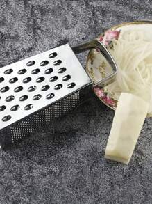 1pc Stainless Steel Multi-Sided Shredder Easily Shreds For Carrots, Cucumbers, Potatoes, Garlic, Etc. Multifunctional Stainless Steel Vegetable And Fruit Peeler. Stainless Steel Sharpening Tool - Cheese Shredder - Kitchen Grinder - Multi-Sided Shredder - Paper Shredder - Kitchen Utensils - Stainless Steel Kitchenware - Cheese Shredder - Grating Tool - Must-Have Kitchen Tools