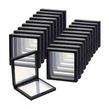 1/5/10 Przenośne pudełko ekspozycyjne na biżuterię, odpowiednie na naszyjniki, bransoletki, kolczyki, pierścionki - wielofunkcyjne pudełko wiszące o wysokiej elastyczności do przechowywania i kolekcjonowania akcesoriów - antyoksydacyjny przezroczysty materiał PS Wyświetlacz Produkcja biżuterii Wyświetlacz i materiały opakowaniowe Organizator Pudełko do przechowywania Podróż