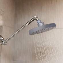 SparkPod Cabezal de regadera -Lluvia de alta presión -Diseño cromo moderno y lujoso -Instalación sencilla sin herramientas -El reemplazo ajustable perfecto para los cabezales de regadera de tu baños - ‎Gris (Carbón) - 6" Round - Ver 8