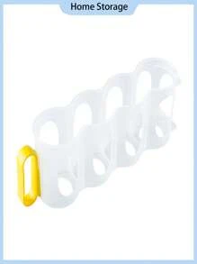 3 Packs Stackable Can Organizer Rack For Fridge - 4-Tier Transparent Beverage Storage Container With Comfort Handle (11''x4''x3'', 6oz) - Space Saving Soda/Beer/Cans Refrigerator Organizer Box, PP Material For Home/Office/Kitchen, Modern Minimalist Design, Perfect Gift For Christmas/New Year (Yellow/Blue/Orange)