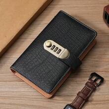 A6 Savings Notebook,A Small Financial Management Book With A Lock, Suitable For Storing Money And Important Information, 50 Sheets And 100 Pages Of Fun And Easy To Save Binders -Cash Notebook,School Supplies,Back To School - A6 - View 10