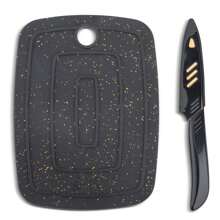 Bar Board With Knife, 2-Piece Set