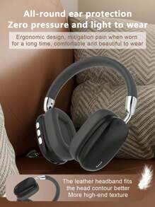 New B36 Full Coverage Wireless Headphones, HiFi High-Definition Calls, Comfortable MP3 Music Headphones For Phones, Type-C, Foldable Rotatable Telescopic Portable Travel Headphones, New Year/Christmas/Valentine's Day Gift, ABS Plastic Metal Feel High-End Business Gift Wireless Headphones