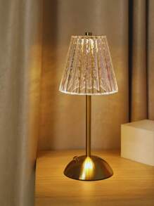 1 peça Lâmpada de mesa de cristal retrátil de luxo americana, luz decorativa de cristal de rubi LED de 3 cores, lâmpada de toque recarregável por USB para quarto, sala de estar, criado-mudo, escritório, jantar, bar e uso externo - Modelo de carregamento de três cores - Visão 14