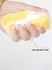 Baby Bath Sponge, Natural Bath Scrubber, Bathing Accessories For Infants & Toddlers