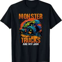 Monster Trucks Are My Jam - Monster Truck Shirt T-Shirt - 黑色 - 查看 1