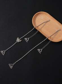 2 szt. damskie ozdobne ramiączka biustonosza ze strasami, modne seksowne odsłonięte ramiączka