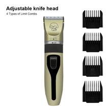 Electric Pet Hair Clipper, Shaver, Electric Hair Clipper, Cross-Border Cat Hair Clipper, Dog Hair Clipper - 201金色 - 查看 2