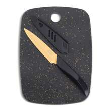 Bar Board With Knife, 2-Piece Set