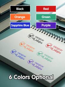 Ștampilă personalizată cu autocerneală și nume - Ștampilă personalizată de birou/afaceri pentru documente, corespondență, apreciere profesori, utilizare HR, cadou unic pentru șef, colegi, profesori, antreprenori, Ziua Îndrăgostiților, Ziua Mamei, Ziua Tatălui, zile de naștere, aniversări, absolvire, cadou pentru ea/el, articole esențiale pentru întreprinderi mici, cadou pentru Săptămâna aprecierii profesorilor, cadouri pentru evenimente corporate