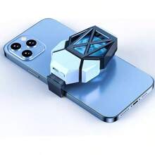 Mobile Cooler Radiator For Gaming Cell Phone + Finger Gloves - 黑與白 - 查看 6