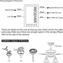 Control Remoto De Lámpara Ventilador De Techo Kit 3 Veloc - Negro - Ver 6