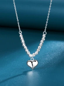 Ms. Student Heart Pendant Necklace Suitable For Daily Wear - Ms. Student Heart Pendant Necklace - View 5